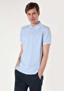 thumb-اعرض التفاصيل لـ أزرق للرجال قميص بولو  كم قصير