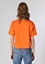 thumb-اعرض التفاصيل لـ برتقالي للنساء تي شيرت بأكمام قصيرة