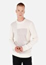 thumb-اعرض التفاصيل لـ رجالي Ecru Collar Regular Fit Jacket
