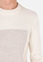 thumb-اعرض التفاصيل لـ رجالي Ecru Collar Regular Fit Jacket
