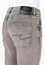 thumb-اعرض التفاصيل لـ بنطلون جينز رجالي باللون الرمادي سليم