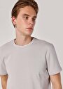 thumb-اعرض التفاصيل لـ رمادي للرجال تي شيرت بأكمام قصيرة