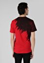 thumb-اعرض التفاصيل لـ   رقبة مستديرة مطبوعة رجالي أحمر قصيرة الأكمام تي شيرت
