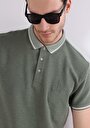 thumb-اعرض التفاصيل لـ أخضر للرجال قميص بولو  كم قصير