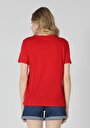 thumb-اعرض التفاصيل لـ أحمر للنساء تي شيرت بأكمام قصيرة