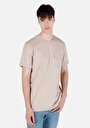 thumb-اعرض التفاصيل لـ مقاس عادي رقبة مستديرة مستقيم تي شيرت رجالي بيج كم قصير