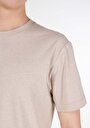 thumb-اعرض التفاصيل لـ كومفورت فيت رقبة مستديرة مستقيم رجالي بيج كم قصير تي شيرت