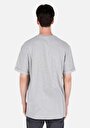 thumb-اعرض التفاصيل لـ كومفورت فيت رقبة مستديرة مستقيم رجالي رمادي كم قصير تي شيرت