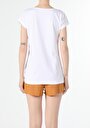 thumb-اعرض التفاصيل لـ أبيض للنساء تي شيرت بأكمام قصيرة