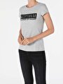 thumb-اعرض التفاصيل لـ رمادي للنساء تي شيرت بأكمام قصيرة