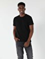 thumb-اعرض التفاصيل لـ أسود للرجال تي شيرت بأكمام قصيرة