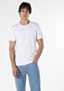 thumb-اعرض التفاصيل لـ أبيض للرجال تي شيرت بأكمام قصيرة