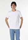 thumb-اعرض التفاصيل لـ أبيض للرجال تي شيرت بأكمام قصيرة