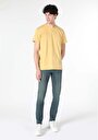 thumb-اعرض التفاصيل لـ أصفر للرجال تي شيرت بأكمام قصيرة