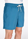 thumb-اعرض التفاصيل لـ شورت سباحة رجالي أزرق مستقيم سليم